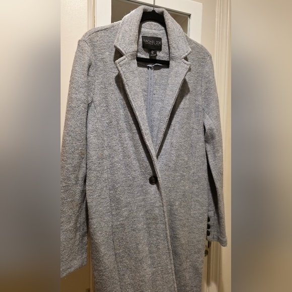 Rachel Zoe Elegant Gray Women's Coat - Picture 2 of 5